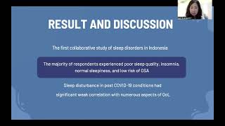 Impact of Post COVID19 Conditions on Sleep in Indonesia – Video abstract 456979 [upl. by Vaientina]