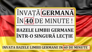 Invata Germana  BAZELE limbii germane intro singura lectie [upl. by Nessy504]