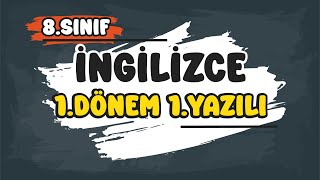 8 Sınıf İngilizce 1Dönem 1Yazılı 2025 [upl. by Enitsud]