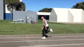 3 step hurdling slow motion [upl. by Garibull]