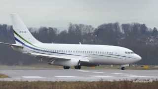 Boeing 737200 Advanced Landing at Airport BernBelp [upl. by Genni]