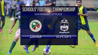 Penalty Shootout  StPeters College v Zahira College  U18 Div I 3rd Place [upl. by Worrad]