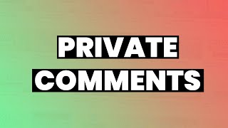 How to Post Private Comments in Google Classroom [upl. by Ecinwahs]