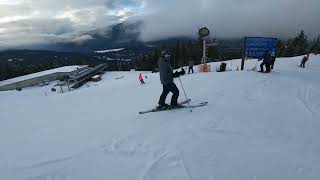 blackcomb ski out to whistler village [upl. by Esimehc608]