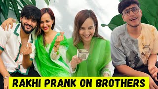 Rakhi PRANK on BROTHERS they CRIED [upl. by Akimot]