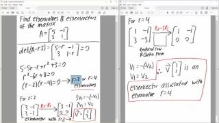 DiffEQ Eigenvalues and Eigenvectors Solved by Hand [upl. by Ecnerolf541]