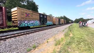 Csx m301 with the Monon heritage unit leading [upl. by Vaughn]