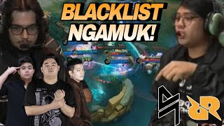 BLACKLIST NGAMUK DITAUNT RRQ  RRQ VS BLACKLIST MATCH 2  M5 [upl. by Yelak]