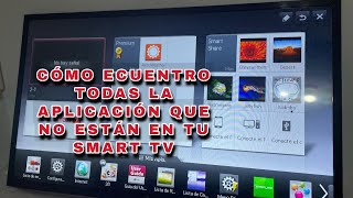 SMART TV LG NO TIENE APLICACIÓN PROBLEMA RESUELTO [upl. by Aisatna576]