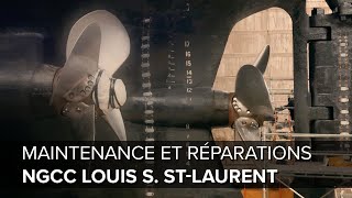 Maintenance et réparations  NGCC Louis S StLaurent [upl. by Lillith]