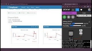 Montaje 38 Programado un ESP32 con Python en Wokwi para visualizar datos en thingspeak con mqtt [upl. by Rik]