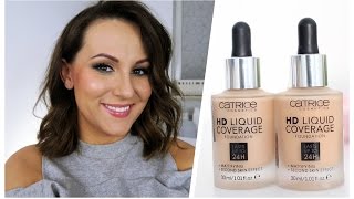 Makijaż z kolorem  Catrice HD Liquid Foundation [upl. by Notlad]