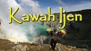 Kawah Ijen Jáva Dovolená Bali ostrov Bali Indonésie [upl. by Droffats]