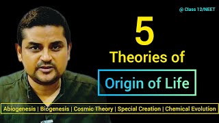 L2 Theories of Origin of Life  Evolution  Class 12NEET by Pashupati Sir [upl. by Yr]