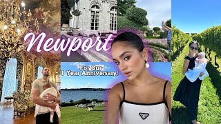 Our Magical 1Year Anniversary in Newport RI  Family Trip Back to Rosecliff Mansion [upl. by Atsirt]