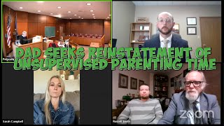 Dad Seeks Reinstatement of Unsupervised Parenting Time [upl. by Markland277]