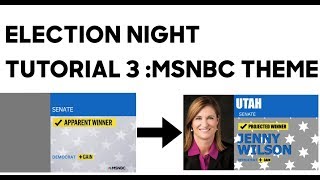 Election Night Tutorial  MSNBC News [upl. by Akemyt762]