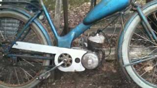 Fram 54 Veteranmoped med HMW motor [upl. by Ihcekn]