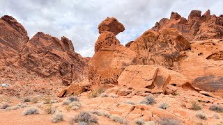 Part 4 20241126 Valley of Fire State Park Drive to Visitor Ctr amp Fire Canyon Rd 4k [upl. by Yngad]