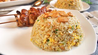 SECRET REVEALED BEST Garlic Fried Rice 蒜蓉炒饭 SUPER EASY Recipe • Japanese Style Fried Rice [upl. by Eal]