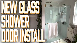 Installing A Glass Shower Door [upl. by Manas]