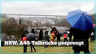 NRW A45Talbrücke gesprengt [upl. by Enitselec]