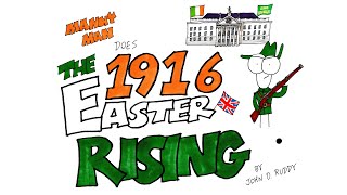 Easter Rising in 8 Minutes  Manny Man Does History [upl. by Hteik]