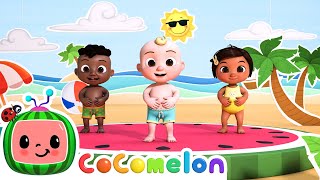 Belly Button Song ⛱️ Sing Along with Nina  CoComelon Nursery Rhymes amp Kids Songs [upl. by Ynahpit]