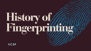 History of Fingerprinting [upl. by Any]