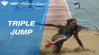 Caterine Ibarguen Wins Womens Triple Jump  IAAF Diamond League Shanghai 2018 [upl. by Iturhs]