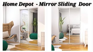 Home Depot  Mirror Sliding Closet Door  How To Assemble and Install [upl. by Tarr]