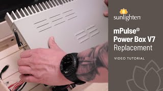 Sunlighten mPulse Power Box V7 Removal and Installation [upl. by Dorry997]