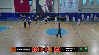 altyapibasketcom Master Basketball League U16 B GRUBU LİMA SPOR B VS EMA SPORTS ACADEMY [upl. by Akins]