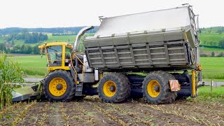 Flotter «Chäfer» EigenbauBunkerhäcksler von Bucher Erntetechnik AG [upl. by Saiasi]