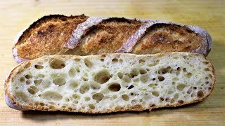 Authentic French Baguette Recipe [upl. by Drabeck61]