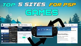 TOP 5 WEBSITES FOR DOWNLOAD PSP GAMES [upl. by Suiradal]