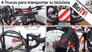 Cómo colocar la bicicleta sobre el portabicis [upl. by Akeenat]