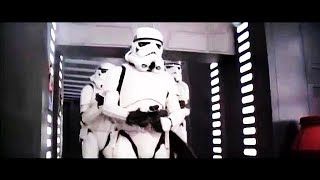 Clumsy Stormtrooper Blooper in quotStar Warsquot 1977 [upl. by Odraode]