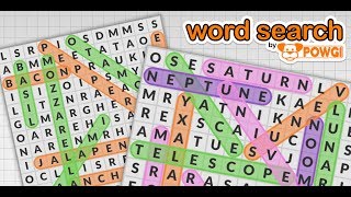 Word Search By POWGI PS4PSVITAPSTV3DSSWITCH Platinum Trophy GuideAll Solutions 1324 [upl. by Musetta]