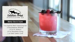 Dogfish Head Distilling Co HandCrafted Cocktails Berry Gin amp Juice [upl. by Brouwer]