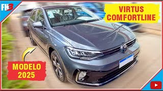 VW VIRTUS COMFORTLINE 200TSI 2025 [upl. by Bernadette]