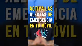 Activa las ALERTAS DE CRISIS en tu móvil tecnologia tips dana valencia smartphone android ios [upl. by Leinnad339]