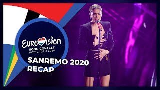 Sanremo 2020 Italy  RECAP [upl. by Irrem]