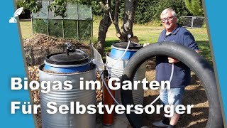 Biogas im Garten  Bauanleitung für Selbstversorger [upl. by Lorre]