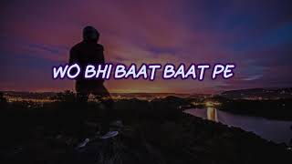 Jaana Teri Yaade Mujhe Sone Hee Nhi Deti Song Lyrics songlyrics klyricsworld new sadsong [upl. by Westphal]