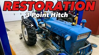 3 POINT HITCH PROBLEMS  Ford 2000 Restoration Part 2 [upl. by Akiret885]