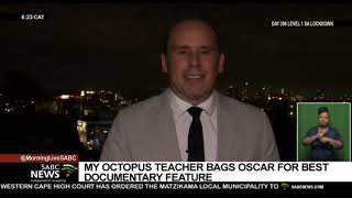 SA Netflix documentary My Octopus Teacher wins the Oscar for Best Documentary Feature [upl. by Cott369]