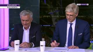 Liverpool vs Tottenham José Mourinho amp Arsene Wenger bein sports studio [upl. by Llenrev419]