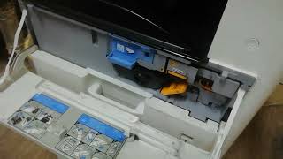 How to change toner cartridge Kyocera Ecosys M4125idn [upl. by Mab]