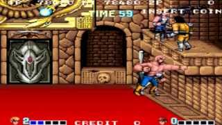 Double Dragon 1 arcade gameplay playthrough longplay [upl. by Antone]